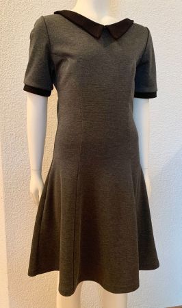 Kleid dunkelgrau-schwarz Gr. XS 34, stretch