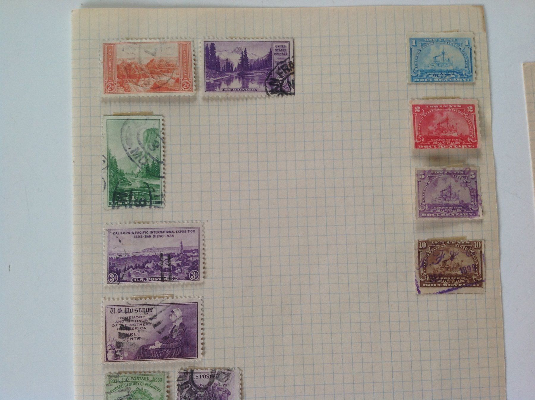 Alle Briefmarken: timbre USA 30.8.6 – Gebraucht aus Vuiteboeuf von broticaire 5