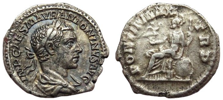 Tutti le monete: ELAGABALUS AR Denarius (218 AD) – Usato da La Sarraz venduto da classicworldcoins