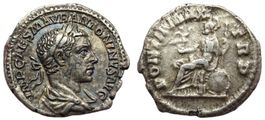 ELAGABALUS AR Denarius (218 AD)