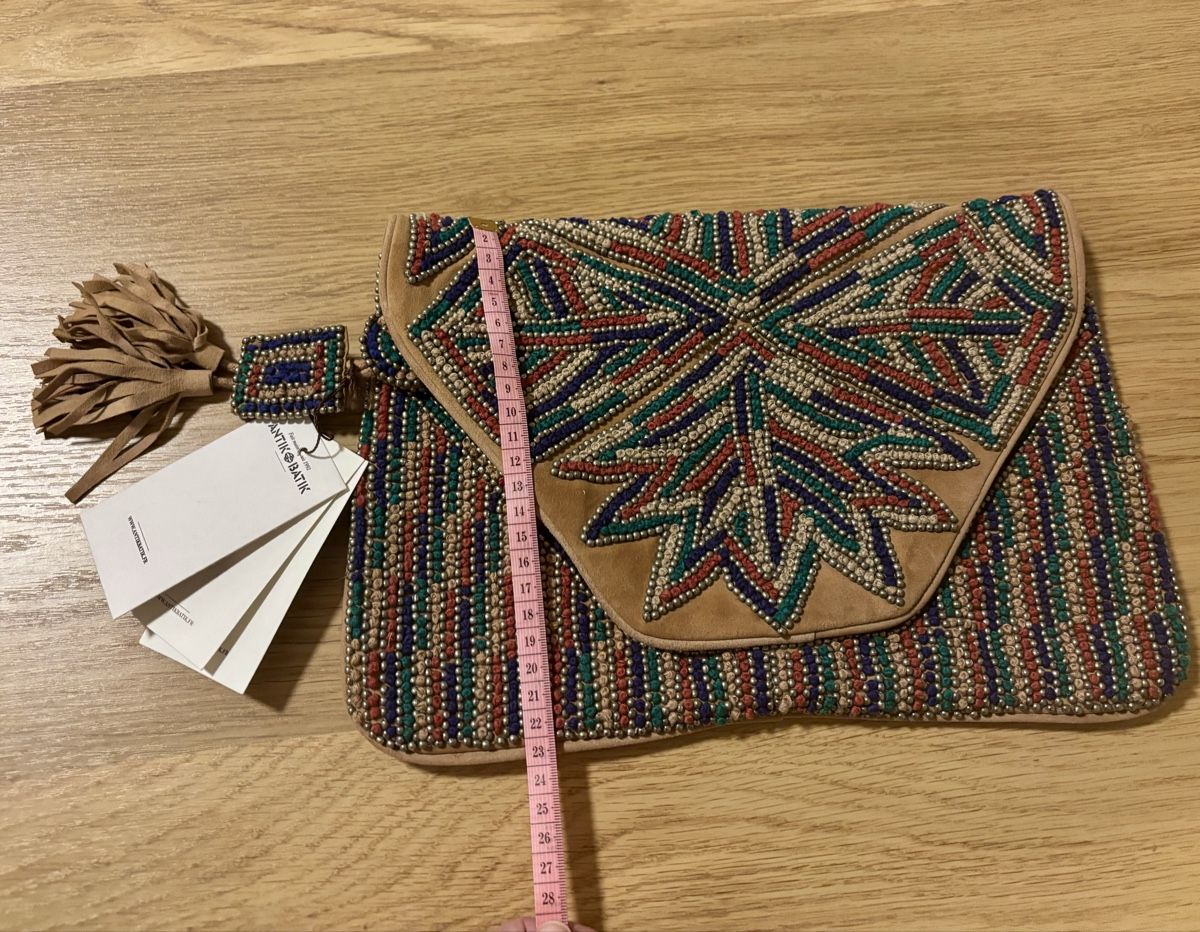 Borse da donna: Antik Batik Clutch - Edler Boho-Look – Nuovo (secondo la descrizione) da Baden venduto da Tiffany6878 4