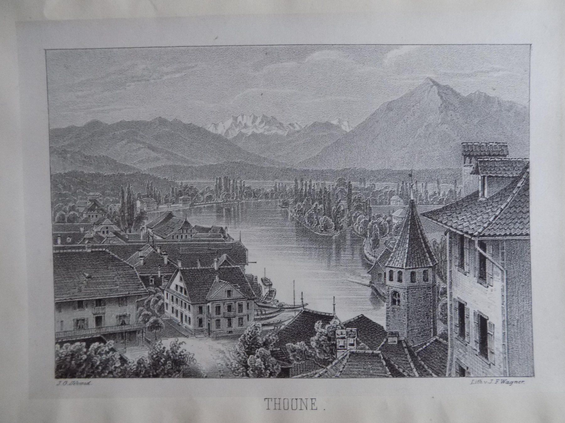 Stiche: Thun Lithographie – Gebraucht aus Risch von Antikfee 7