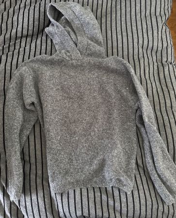 Amisu Strick-Hoodie XS, grau - Kuschelig