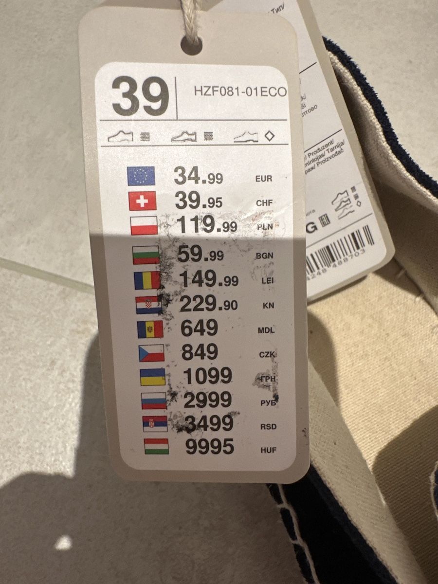 Damenschuhe: Damen Espadrille blau neu – Neu (gemäss Beschreibung) aus Zug von Hehe 6