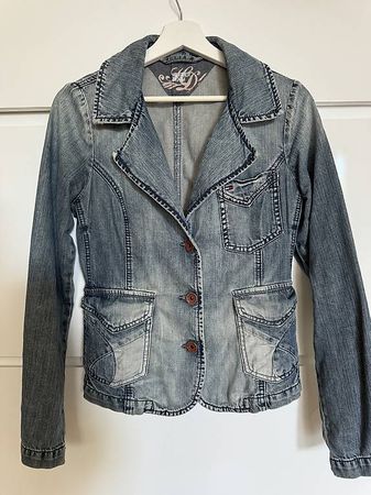 Tommy Hilfiger Denim Damen Jeans Jacke Gr. S