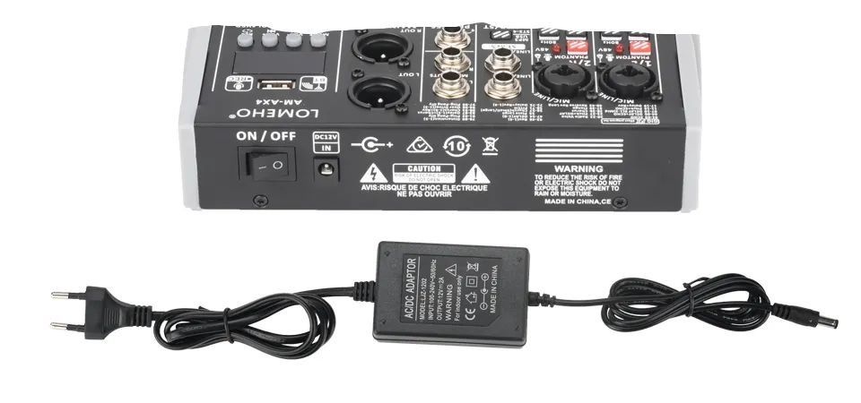 Console di mixaggio: Mini-Konsole Assad 4 Kanäle professionelles Bluetooth Record – Nuovo e nell'imballaggio originale da Genève venduto da Top-Trend 5