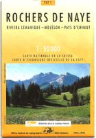 Wanderkarte 262 T Rochers de Naye 1:50'000