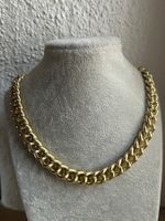 Goldenekette, Statement Kette, Gliederkette, massiv, Vintage