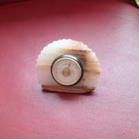 Onyx Marmor Thermometer Standdekoration funktionstüchtig