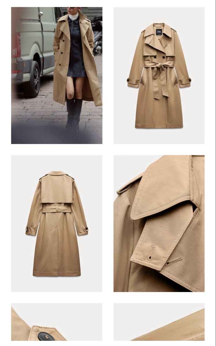 Zara Mäntel: Zara Double-Breasted Trench Coat XS – Neu und originalverpackt aus Veyras von ValClasse 2