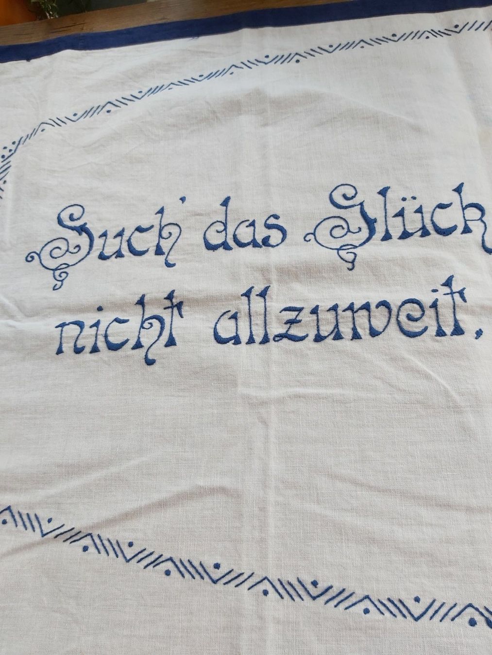 Tutte le decorazioni: Wandbehang mit Spruch – Usato da Bern venduto da aronari 1