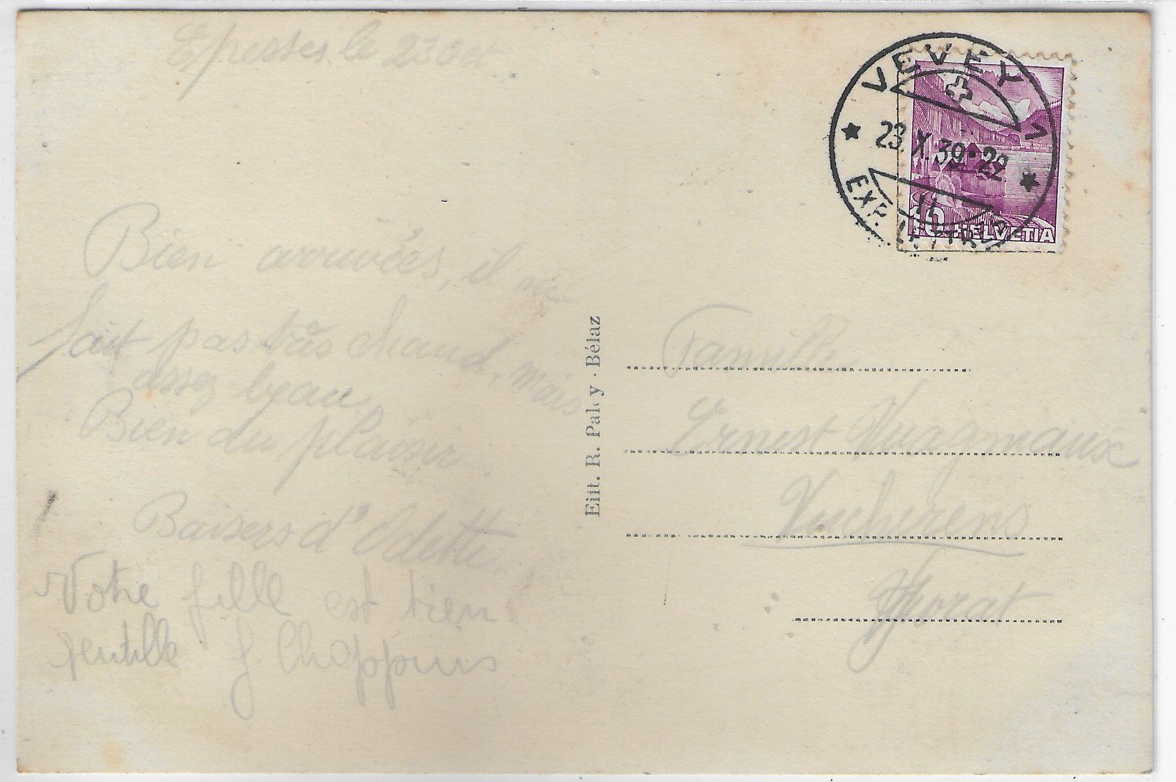 Cartoline postali: Epesses - La Place – Usato da Ettingen venduto da Kartenplanet 1