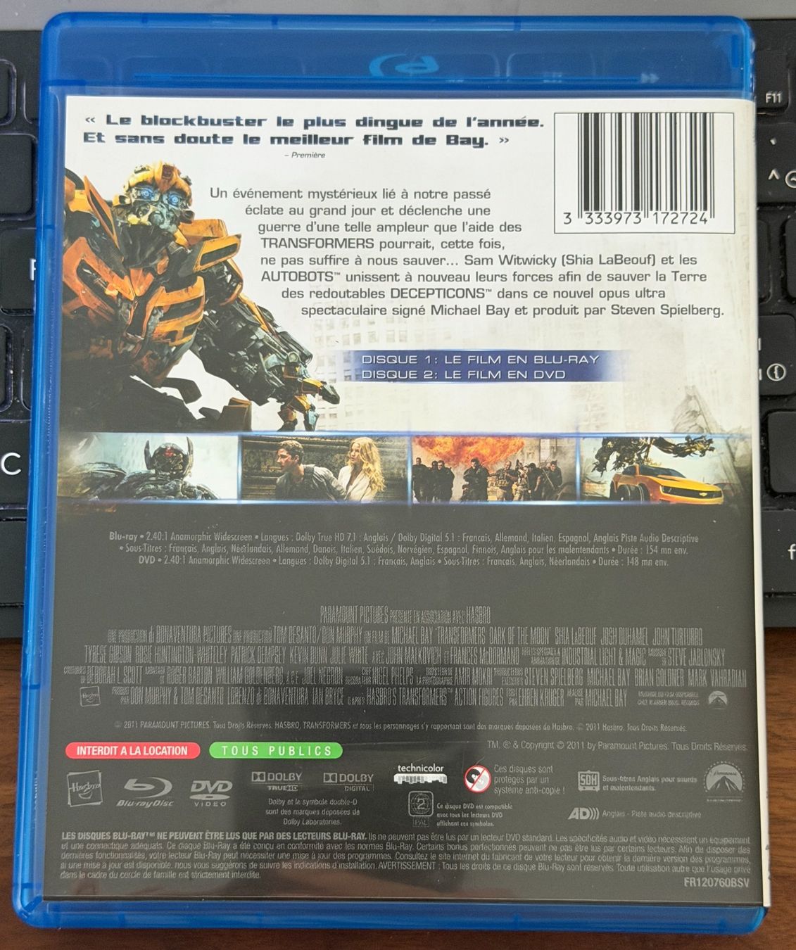 Alle DVDs: Transformers 3 : La Face cachée de la Lune (2011) – Gebraucht aus Semsales von __Florian__ 2