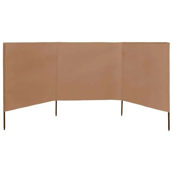 Paraventi: 3-teiliges Windschutzgewebe 400 x 80 cm Taupe – Nuovo e nell'imballaggio originale da Bühler venduto da DealHaus_Ostschweiz 2