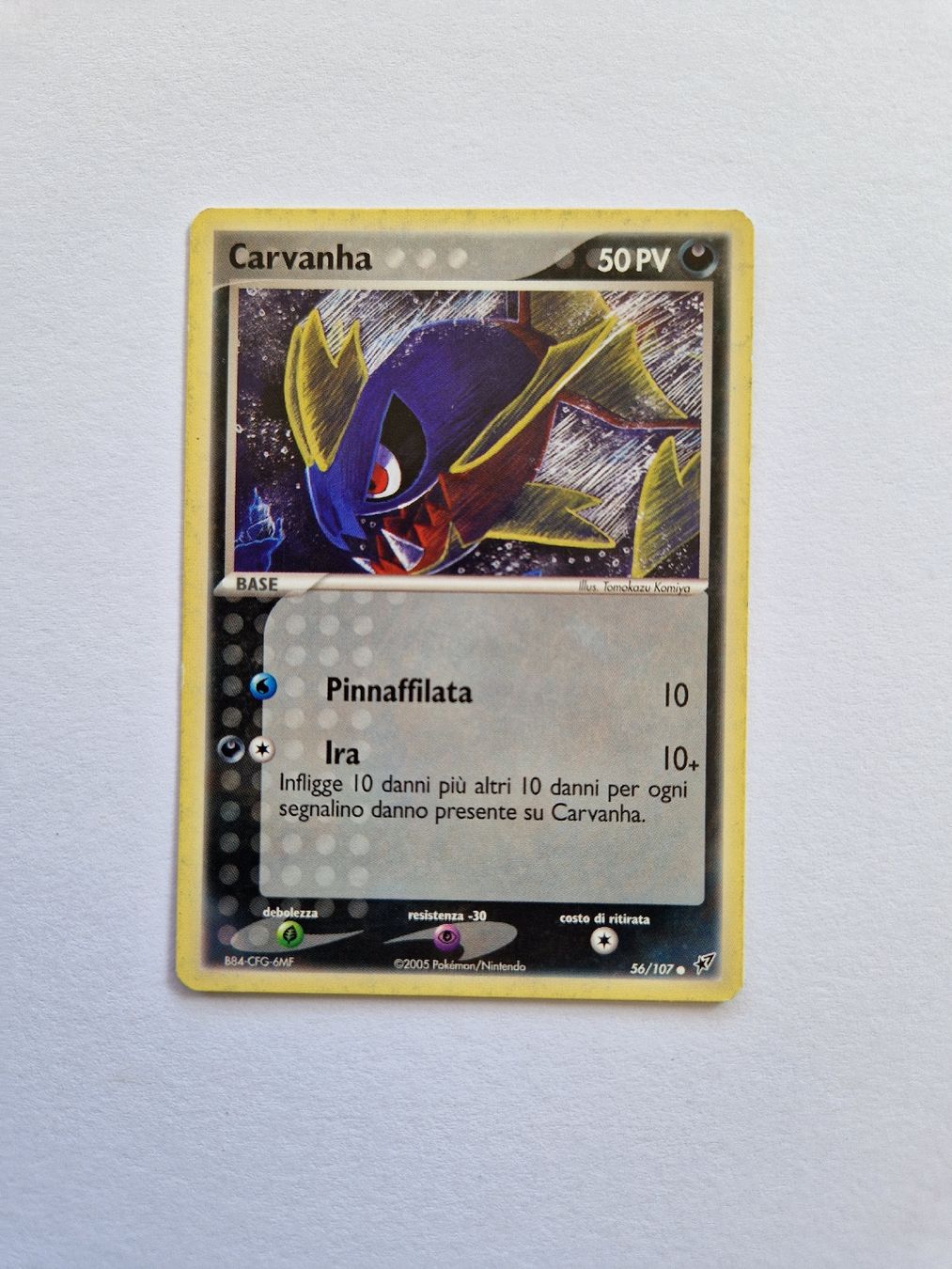 Pokémon Cartes à collectionner: Carvanha  - Deoxys - IT - Ab 1 – D'occasion à Romont FR par raj_sjv9