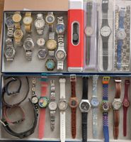 Swatch Uhren Quartz ca. 30 Stück für Bastler