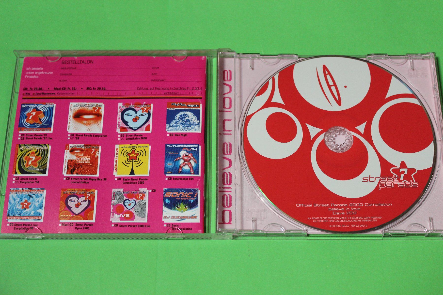 CDs: STREET PARADE 2000 mixed by DAVE 202 (CD) – Gebraucht aus Tübach von JamesStone 3