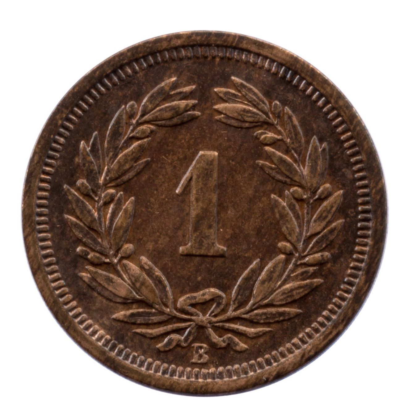 Tutti le monete: Schweiz / Suisse - 1 Rappen - 1919 – Usato da Rotkreuz venduto da Swiss-Coins 1