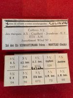 SCHWARTZMANN - Calibres 5 1/4" Roues de Cylindre - Wied No 1