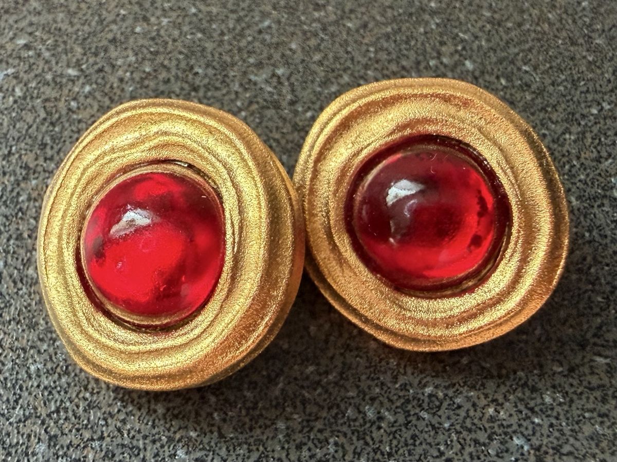 Orecchini pendenti & Orecchini a lobo: Vintage Ohrringe Clips Luxus Modeschmuck  – Usato da Lamone venduto da LaCantinaMagica