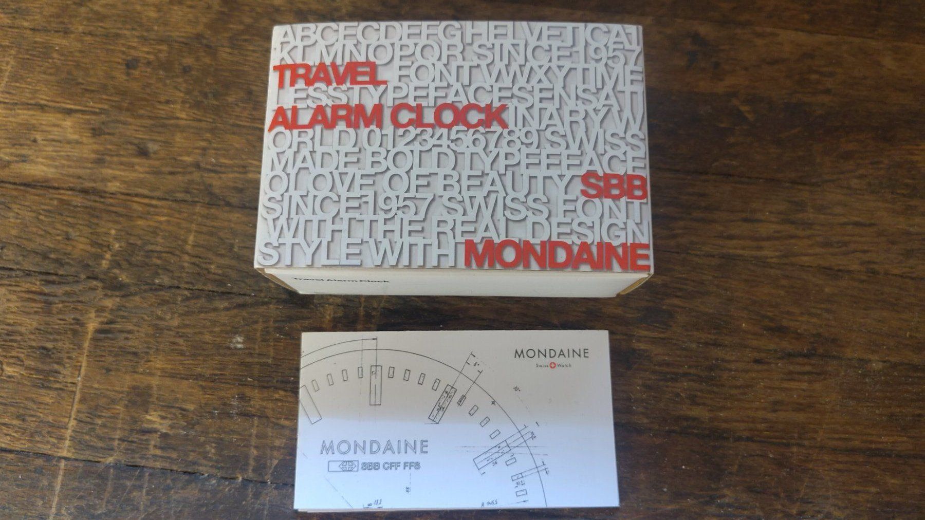 Mondaine Sveglie: MONDAINE Travel Alarm Clock – Usato da Birsfelden venduto da Stephan.W 1