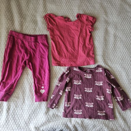 Mädchen Kleider Set, Grösse 86