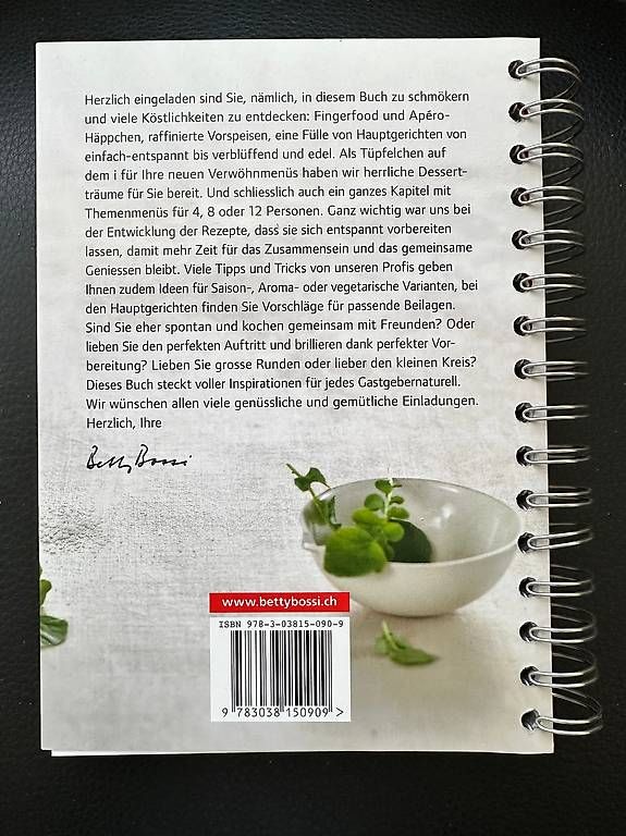 Bücher: Betty Bossi - Herzlich eingeladen – Gebraucht aus Zug von roliro54 1