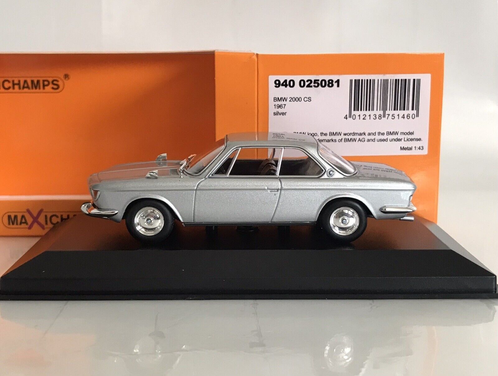 Minichamps Modellautos: BMW 2000 CS (1967) – Neu und originalverpackt aus Flawil von Imperiosud 3