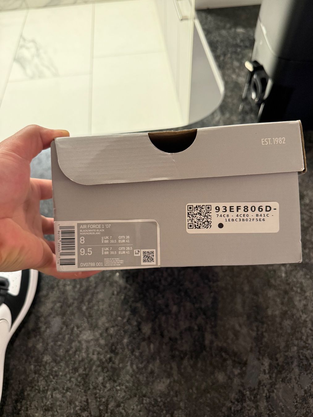 Scarpe da uomo: Nike Air Force 1 Panda Gr. 41 – Nuovo e nell'imballaggio originale da Volketswil venduto da DekoShop24 1
