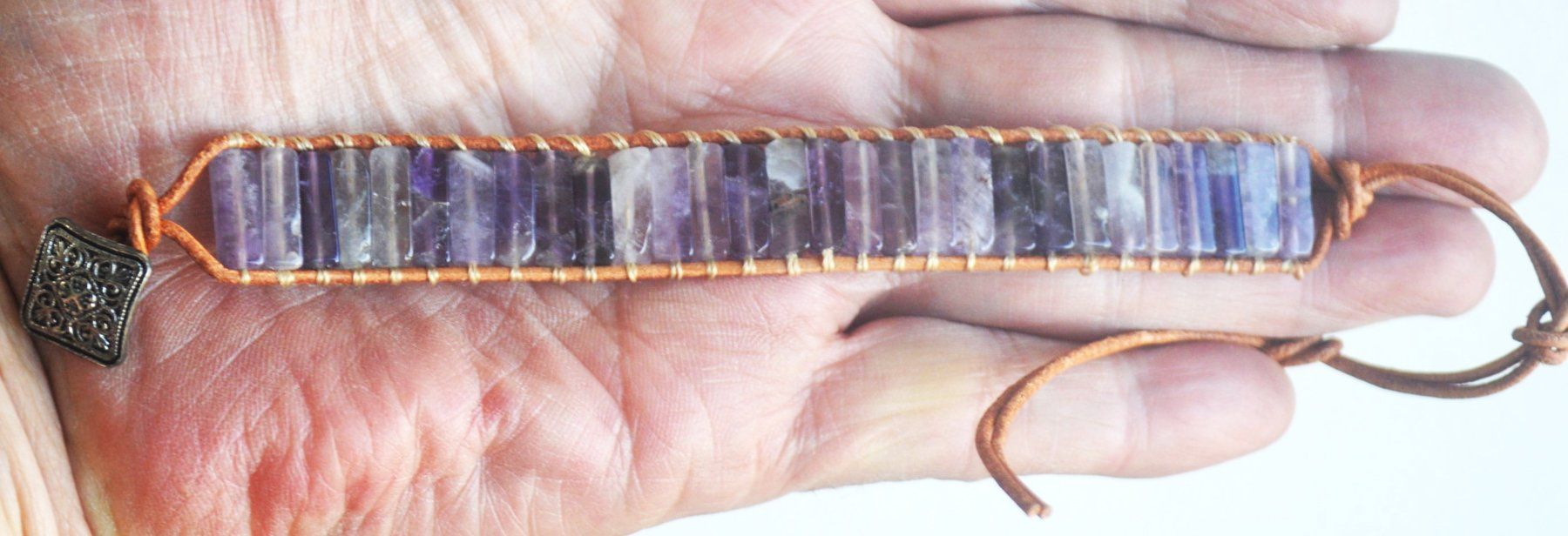 Armbänder & -reifen: Armband E-06 – Amethyst verstellbar – Neu und originalverpackt aus Goldiwil (Thun) von han_v5b7 1