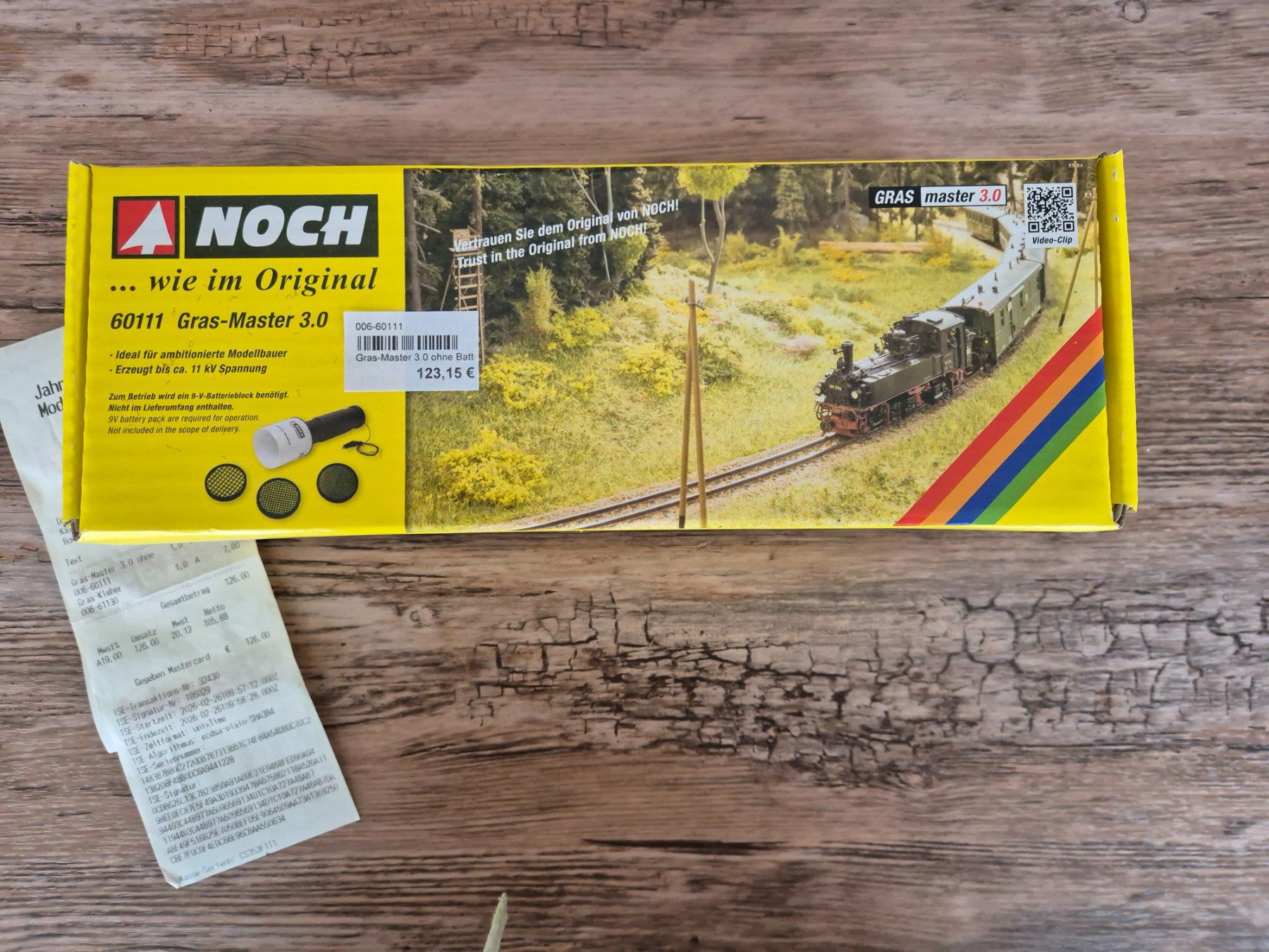 Noch Modellini di ferrovie: Gras-Master 3.0 – Nuovo e nell'imballaggio originale da Nebikon venduto da Oceanfan1