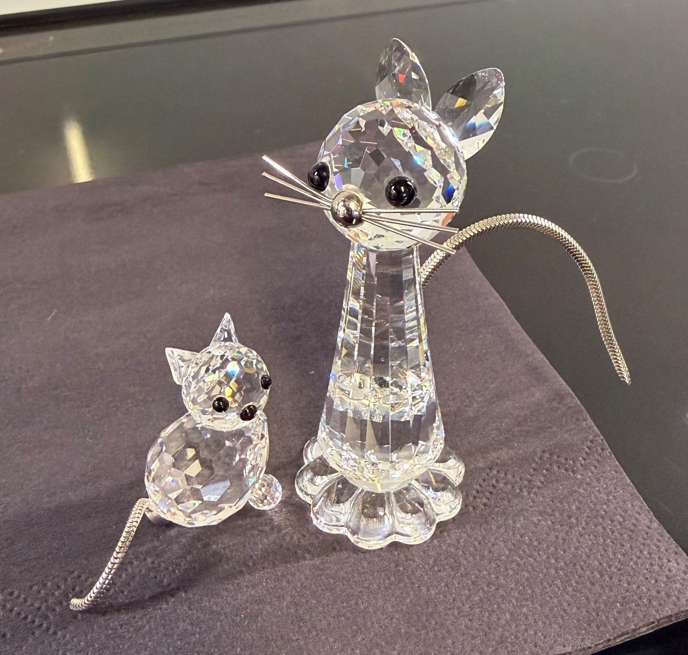 Swarovski Statuette: Swarovski Katzen – Nuovo (secondo la descrizione) da Triesen venduto da cla_q2js