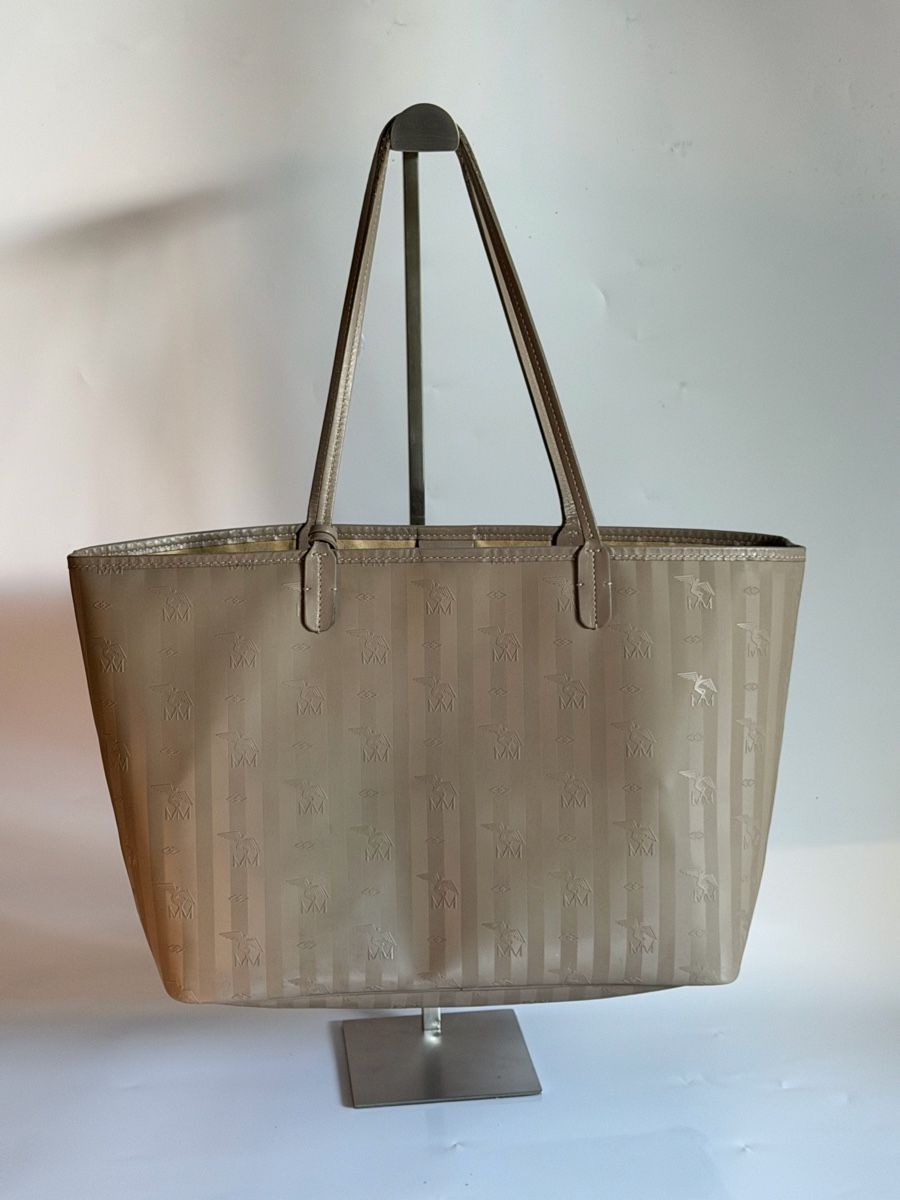 Maison Mollerus Borse da donna: Original Maison Mollerus Cabas Handtasche Grau Taupe – Usato da Vionnaz venduto da b_f_d_r_g 1