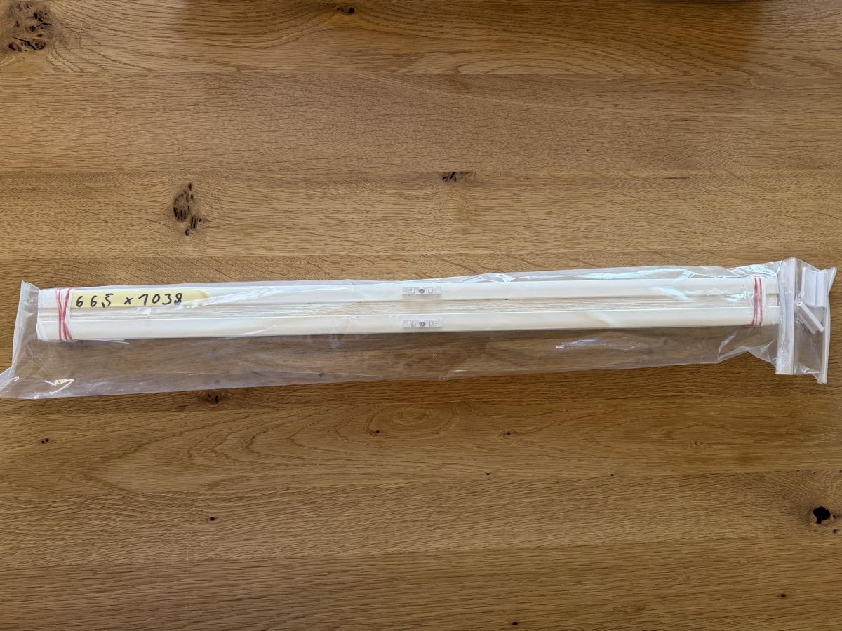 Tende: Faltrollo weiss neu 66.5 x 103.8 cm – Nuovo e nell'imballaggio originale da Goldswil venduto da Fisel 1