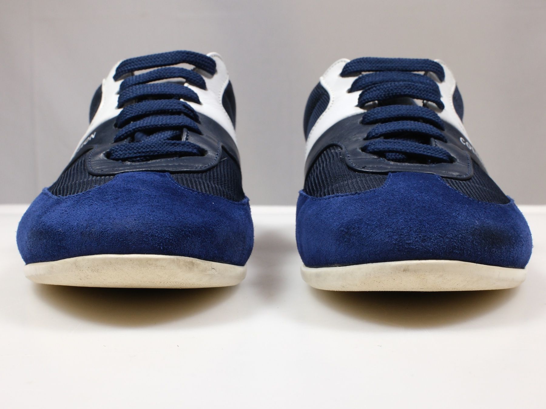 Versace Herrenschuhe: VERSACE COLLECTION Sneaker "V900 677", blau, Grösse 42 – Gebraucht aus Lobsigen von Markus_Haenggi_Bern 5
