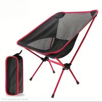 Ultraleichter Campingstuhl, Rot, nur 950gramm