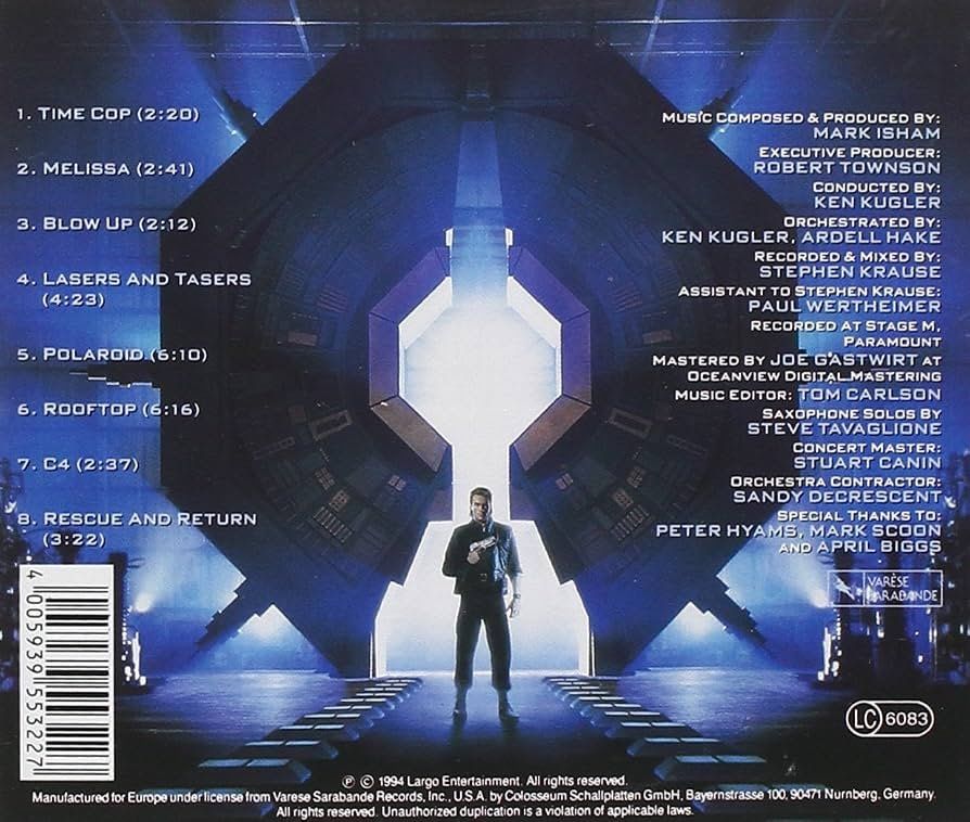 CDs: Timecop (1994) vom Mark Isham – Gebraucht aus Sils im Domleschg von Mattangs 1