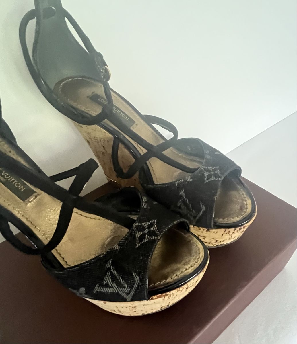 Louis Vuitton Scarpe da donna: Louis Vuitton Sandaletten / Monogramm – Usato da Basel venduto da marinaliane 5
