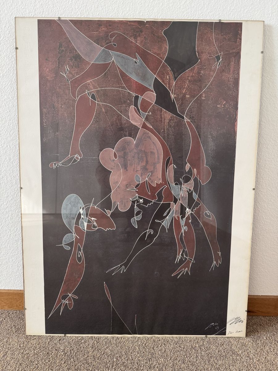 Grafiken & Lithographien: Hans Erni Lithographie mit original Unterschrift  – Gebraucht aus Langnau am Albis von pla_2vk5 1