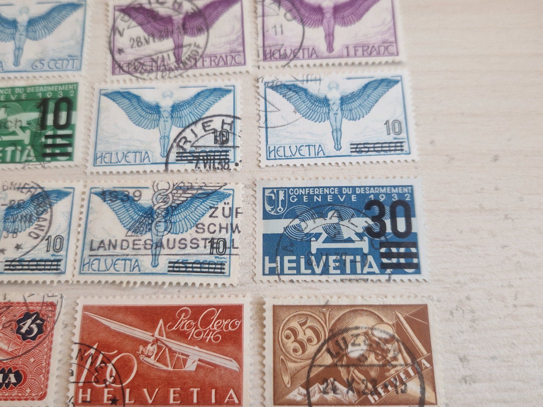 Tutti i francobolli: Ansammlung Flugpost, nicht bestimmt, ab 1.- – Usato da Burgdorf venduto da Glossy01 6