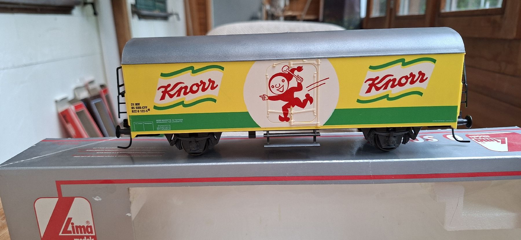 Lima Modellini di ferrovie: Lima Spur 0 Güterwagen DC – Nuovo e nell'imballaggio originale da Münsingen venduto da wd65 1