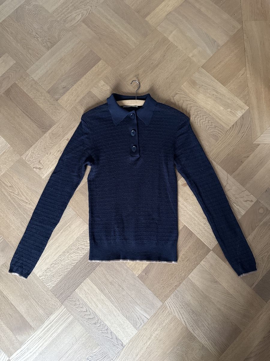 Maglioni & Felpe: Rue Blanche Strickpullover Polo schwarz, Grösse 36 / S – Usato da Bern venduto da nelke08 3