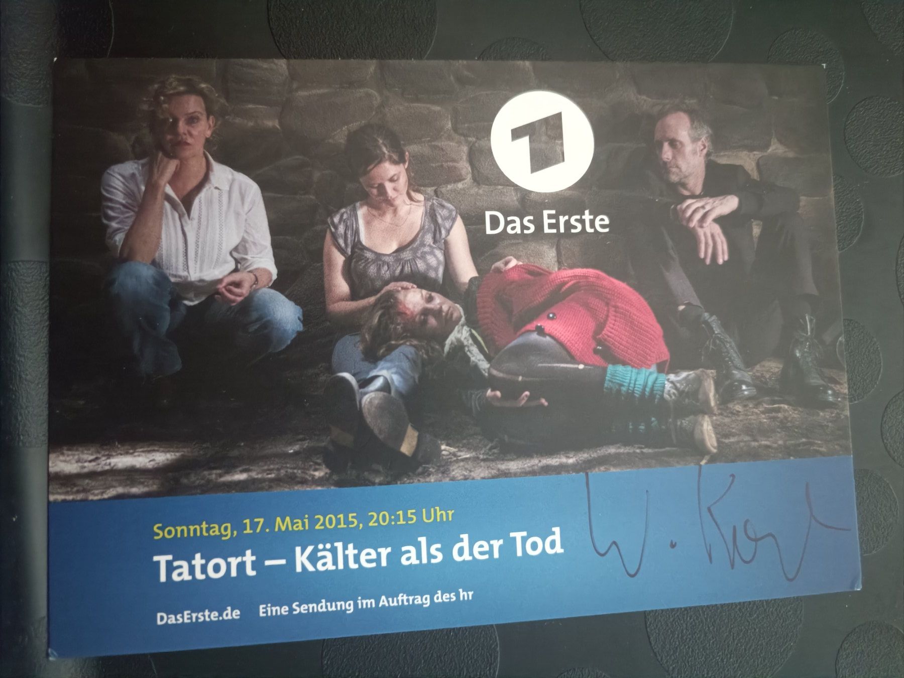 Autogramme: Wolfram Koch - Tatort handsigniert – Gebraucht aus Menziken von Artographs