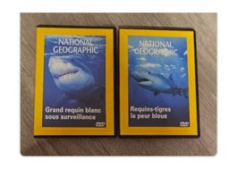 2 DVD National Geographic Requins-tigres & Blanc