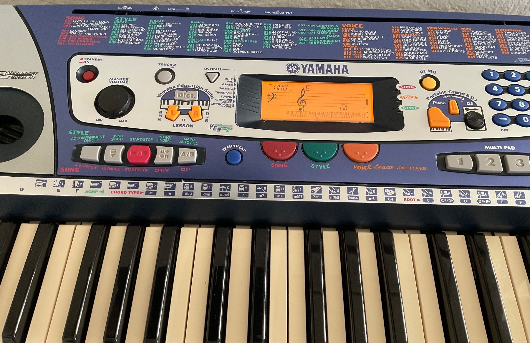 Yamaha Musikinstrumente: Keyboard Yamaha -PSR 260 – Gebraucht aus Binningen von LukasRicardo 1