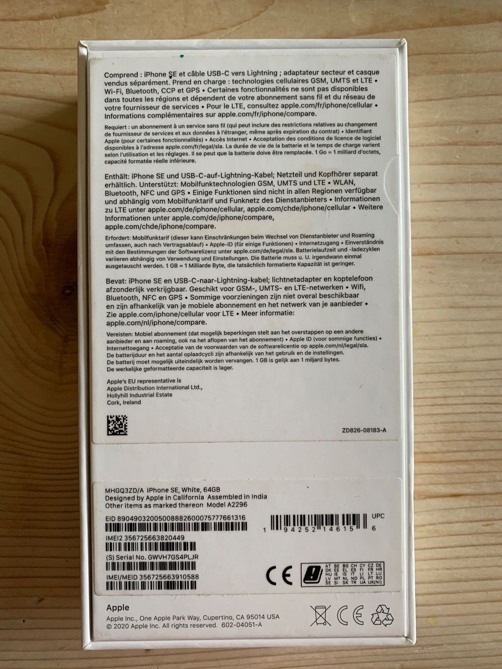 Apple Telefoni cellulari / Smartphones: iPhone SE 64GB weiss – Usato da Thun venduto da Crown7 3