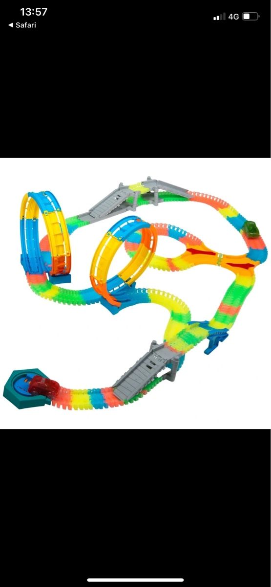 Piste: Glow Tracks Double Loop Set – 5,3 m Rennbahn – Usato da Zürich venduto da naz_h8jw 5