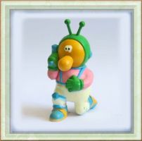 Käptn Kuck mit Hammer -- Borgmann Sammel -Mini Figur
