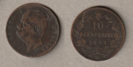 Italien 10 Centesimi 1894 BI