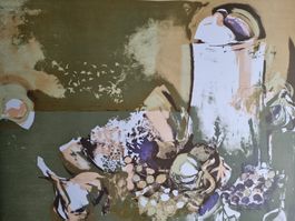 Doris Walser  1934) Grosser Lithographie handsigniert PROBE